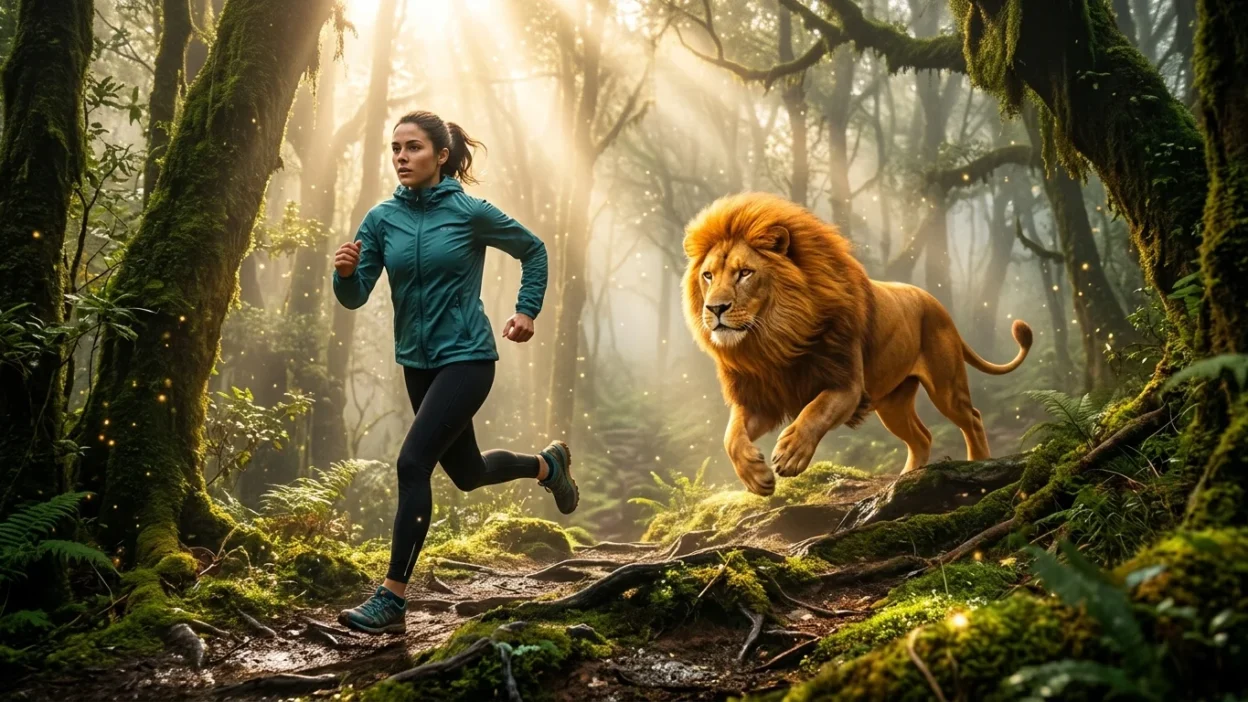Escape lion dream meaning