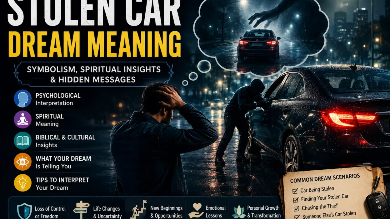 Stolen Car Dream Meaning