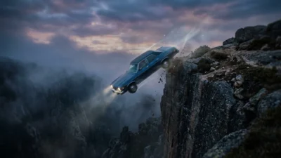 Dream of Falling Off a Cliff in a Car