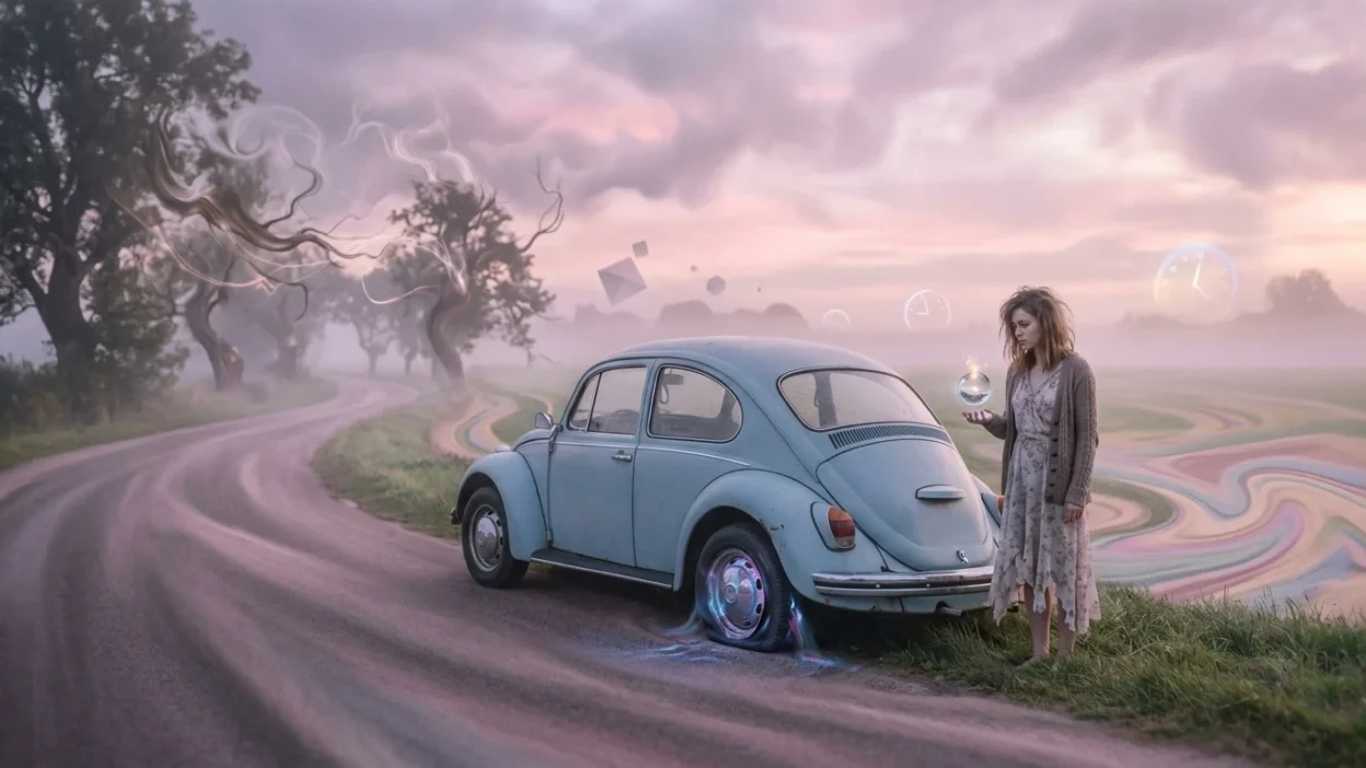 Flat Tire in a Dream