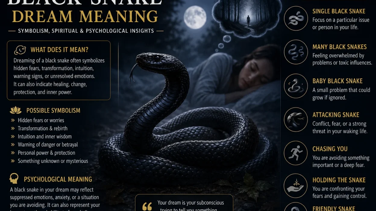 Black Snake Dream Meaning