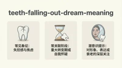 Teeth Falling Out Dream Meaning