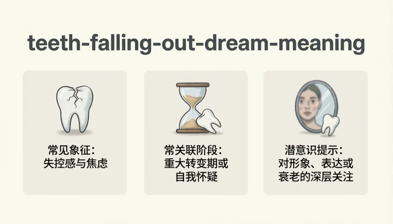 Teeth Falling Out Dream Meaning